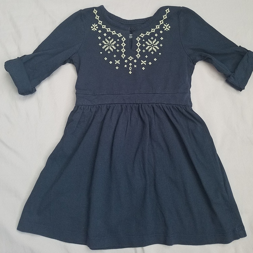 Carters Girls Dress Navy Blue size 3